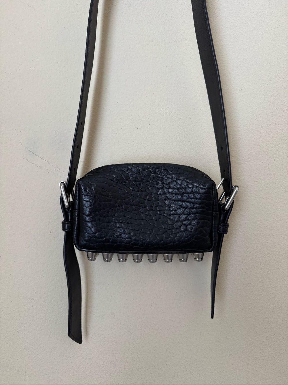 Alexander Wang Ricco Mini Crossbody Bag Black Leather